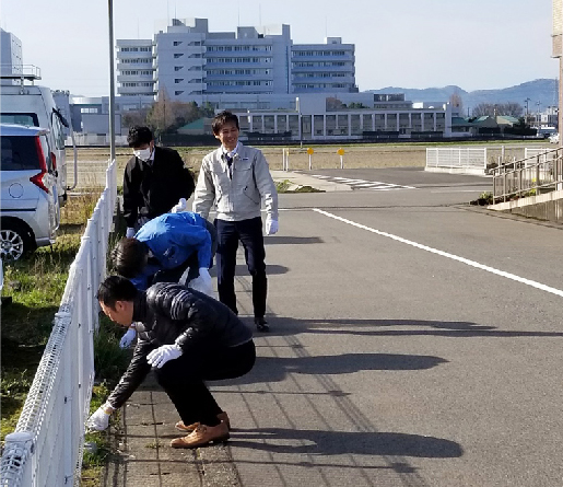 社会奉仕（地域清掃）