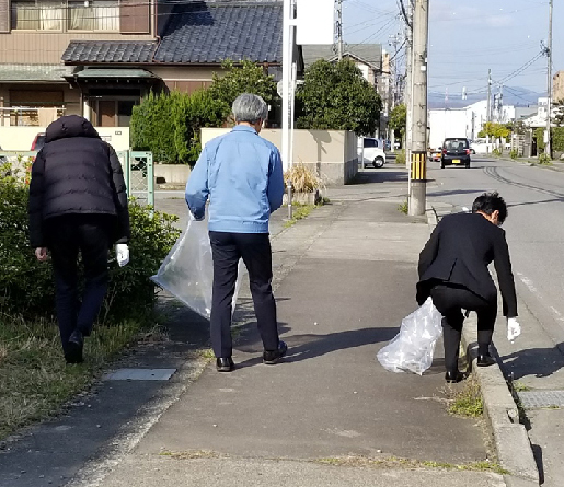 社会奉仕（地域清掃）
